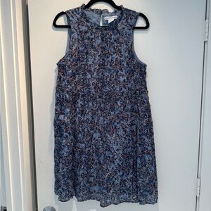 Lucky Brand Blue Floral Mini Dress